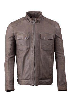 WARWICK - Leather jacket - brown
