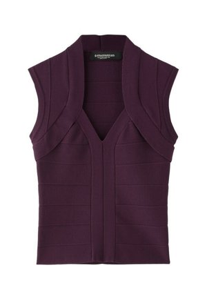 Stradivarius, BANDAGE TOP - Haut - dark red