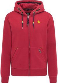 Schmuddelwedda Mikina na zip - red