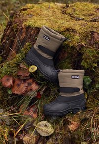 Molo DRIVEN BOOTS UNISEX - Vinterstøvler - bark green