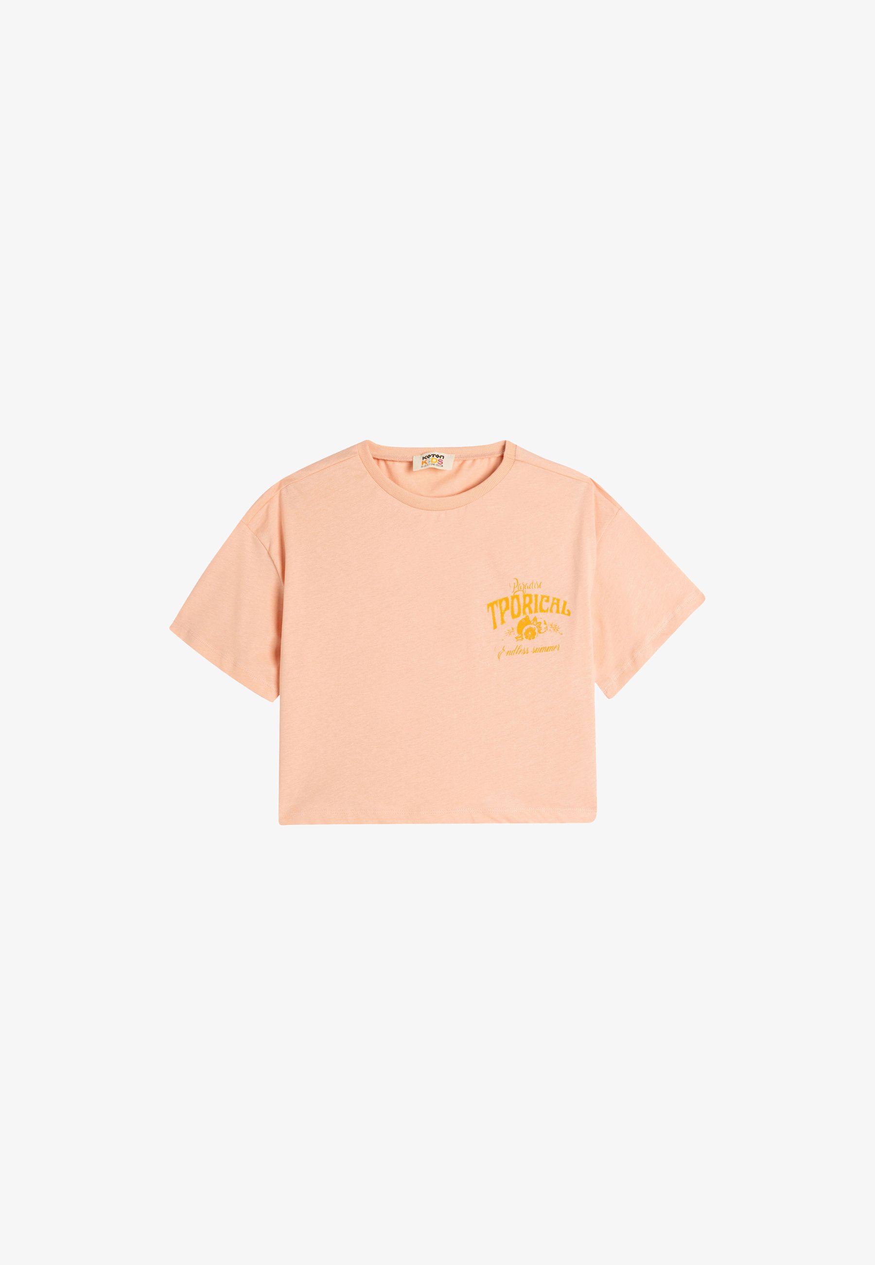 Maglietta Slogan Stampata T-Shirt Maniche Corte Koton Con Slogan 50 Cotone 50 Poliestere Per Bambini E Maglietta Slogan Stampata T-Shirt Maniche Corte Koton Con Slogan 50 Cotone 50 Poliestere Per Bambini E