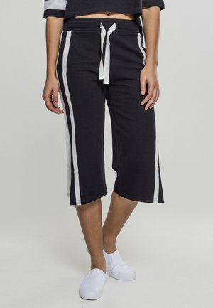 LADIES TAPED TERRY CULOTTE - Träningsbyxor - black/white