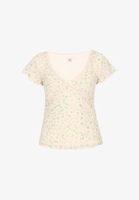 Valgt, green/offwhite