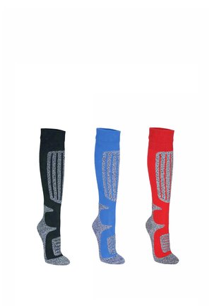 THERMO-SKISOCKEN 3ER PACK UNISEX - Kniestrümpfe - schwarz