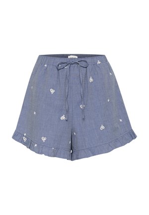 Soaked in Luxury SLElly - Shorts - medium blue denim