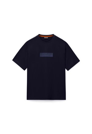 BOX LOGO - Μπλουζάκι με στάμπα - blue marine