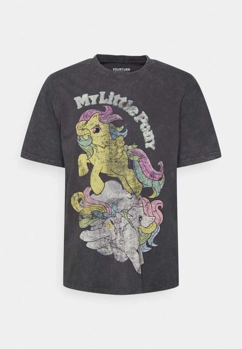 YOURTURN T-shirt print zwart YOURTURN T-shirt print zwart