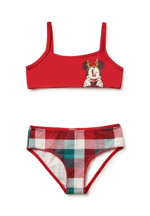 IN STRETCH DISNEY WITH ALL OVER PRINT SET - Bikini - red