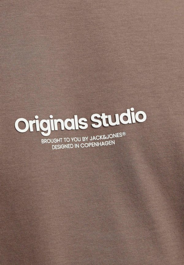 JORVESTERBRO CREW NECK - Print T-shirt - deep taupe3