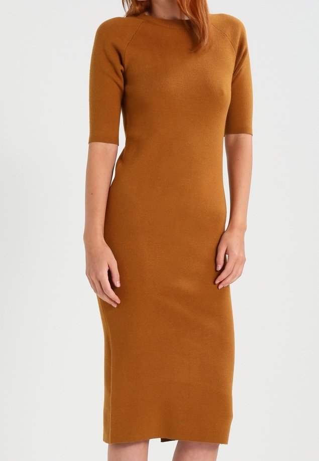 Selected Robe pull - gold-coloured