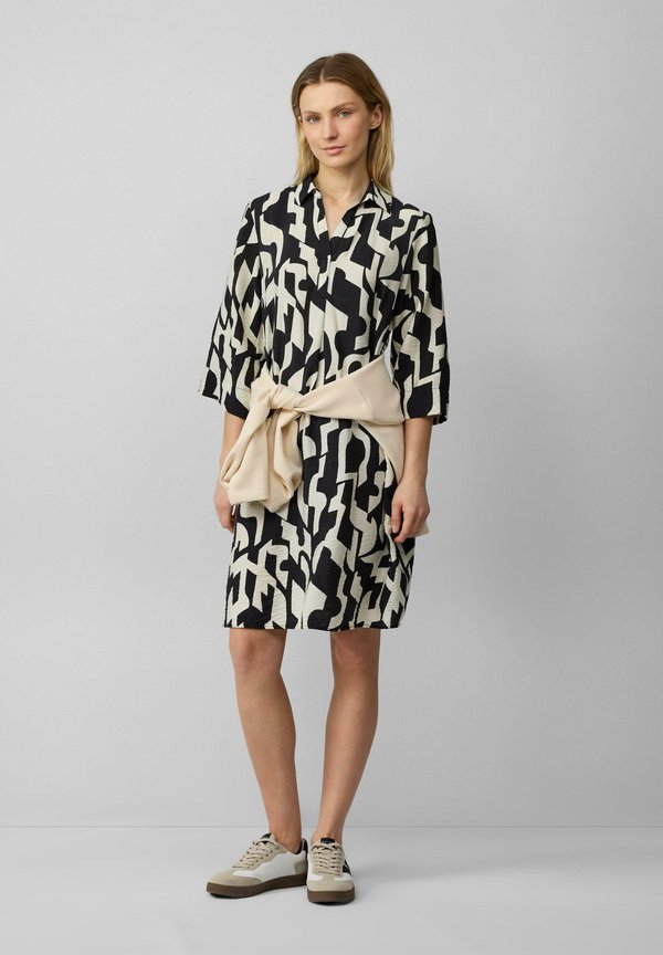 Blusenkleid - schwarz