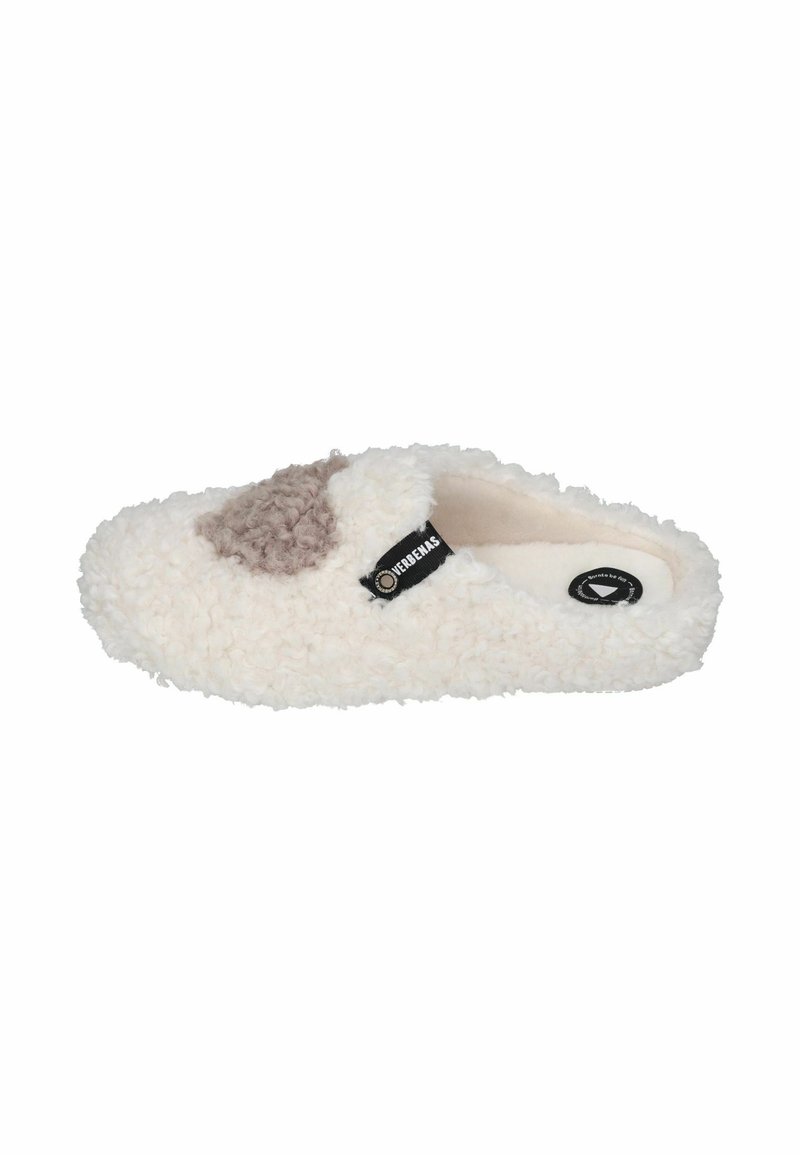 VERBENAS VERBENAS DAMEN HAUSSCHUHE YORK CURLY VALENTINE CRUDO CAMEL ...