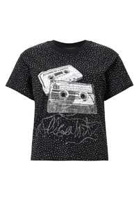 AllSaints REEL ELLE TEE - Printtipaita - black