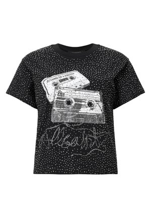 AllSaints REEL ELLE TEE - T-shirt con stampa - black