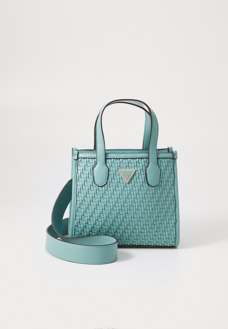 Guess SILVANA MINI TOTE - Kézitáska - teal
