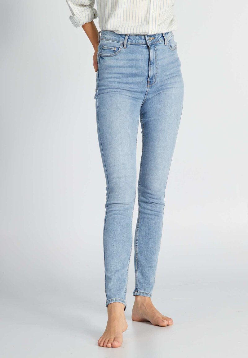 KIABI HIGH RISE L30 Jeans Skinny Fit triple sto/blue Zalando.de