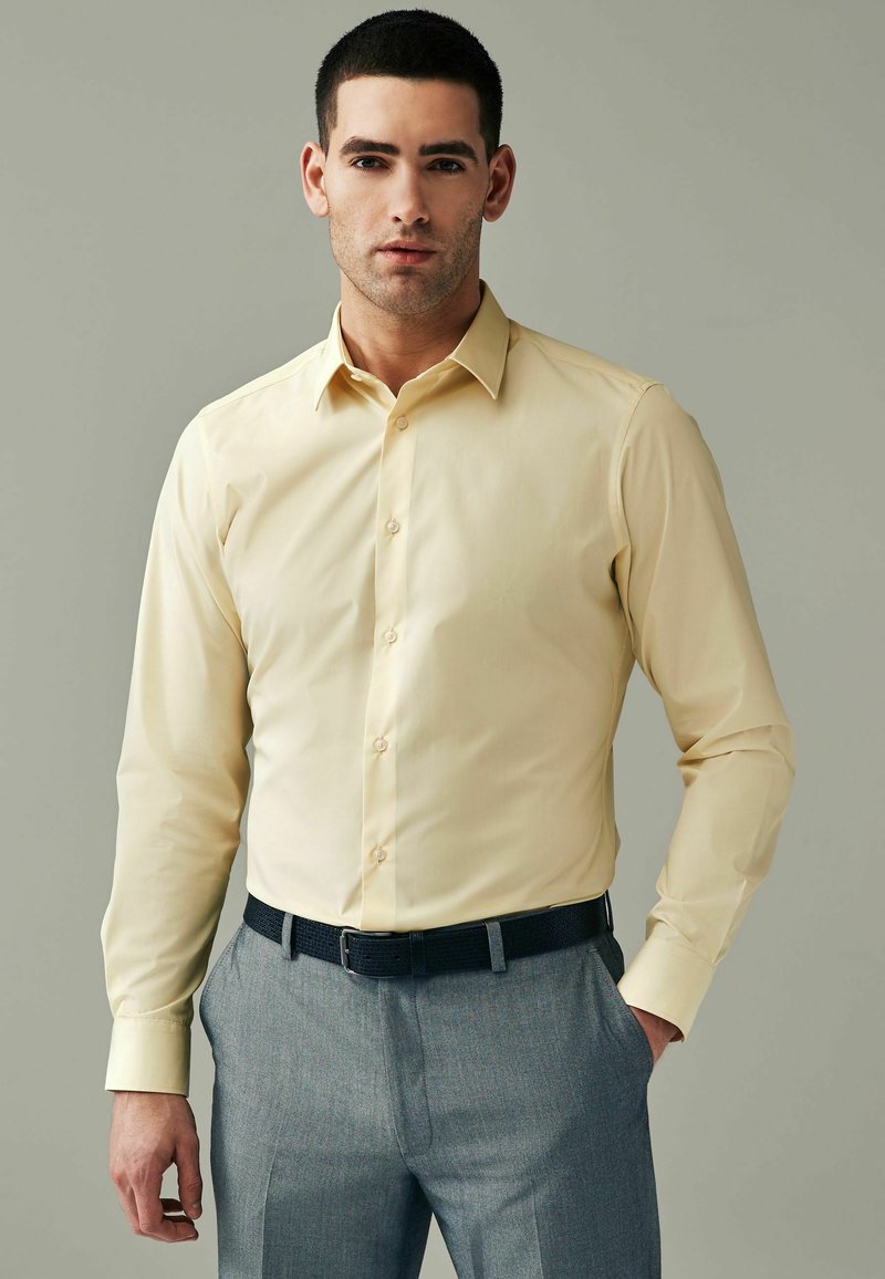 Next EASY CARE SINGLE CUFF - Overhemd - yellow