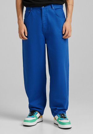 MIT WEITEM BEIN - Jeansy Relaxed Fit - royal blue