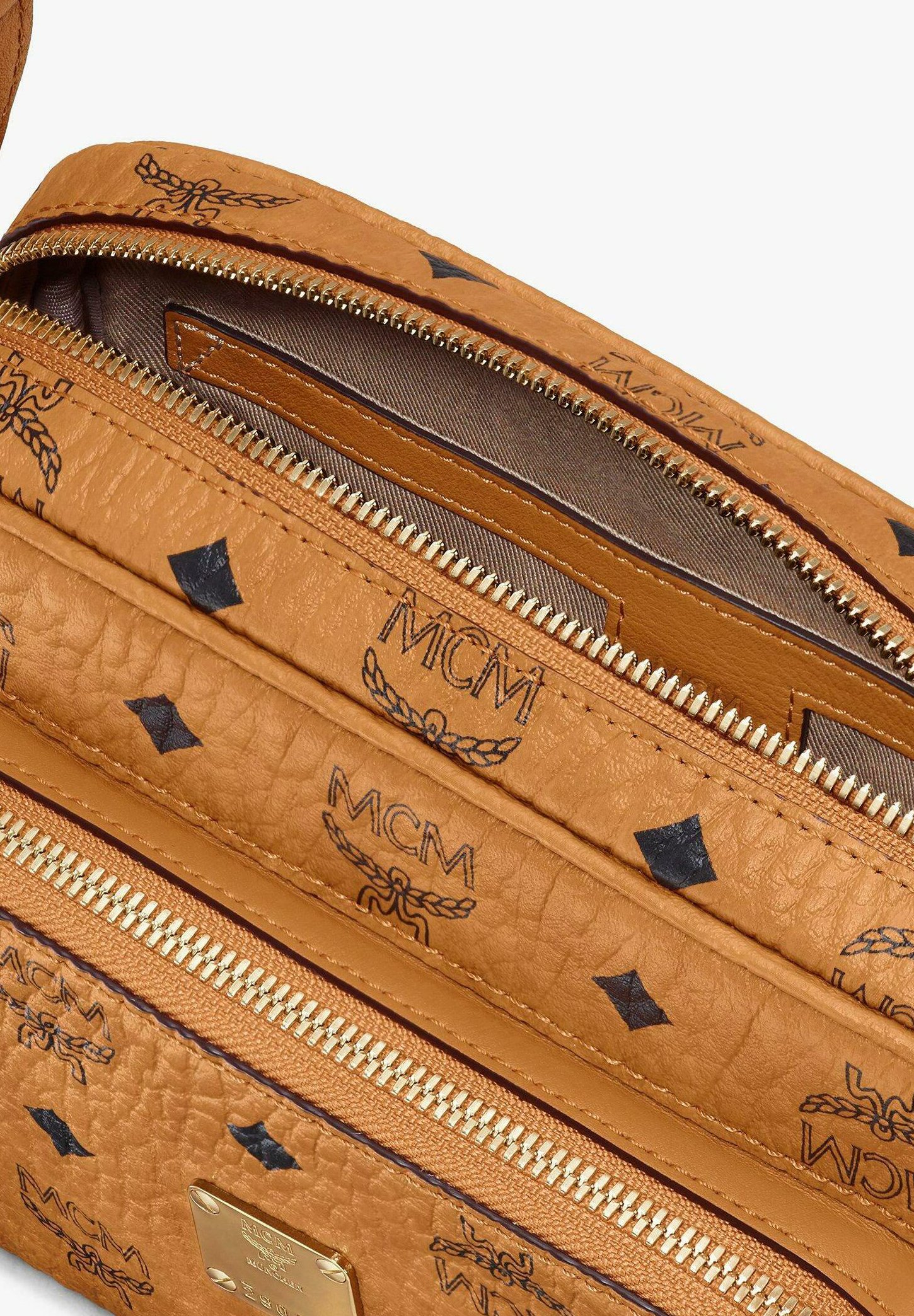 MCM Cross body bag - cognac/orange - Zalando