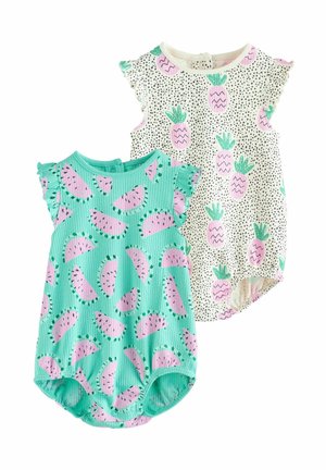 REGULAR FIT - FRUIT PRINTED FRILL 2 PACK - Body - green pink
