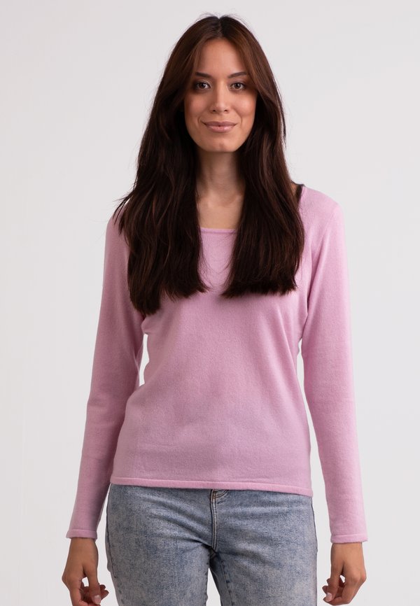 Strickpullover - hellrosa