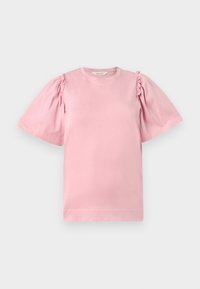 SLFPENELOPE RUFFLE TEE - Print T-shirt - bleached mauve
