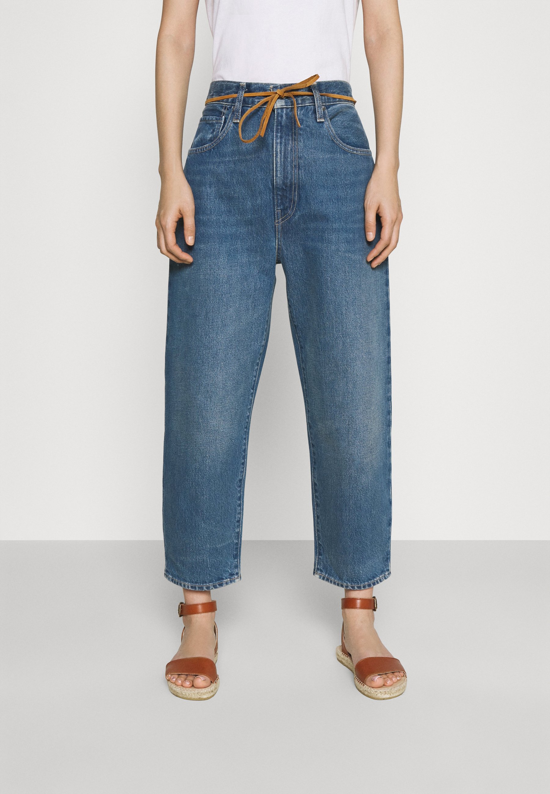 Levi's® Made \u0026 Crafted BARREL - Laisvo kirpimo džinsai - lmc provincial  blue/mėlynų džinsų - Zalando.lt