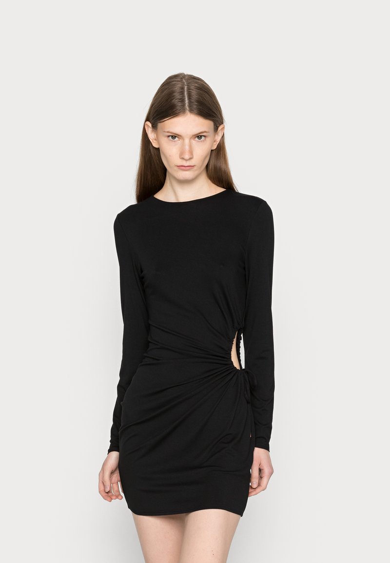 Damen Kleider | NU-IN CUT OUT LONG SLEEVE DRESSJerseykleidblack/schwarz - KD58418 Damen Kleider | NU-IN CUT OUT LONG SLEEVE DRESSJerseykleidblack/schwarz - KD58418