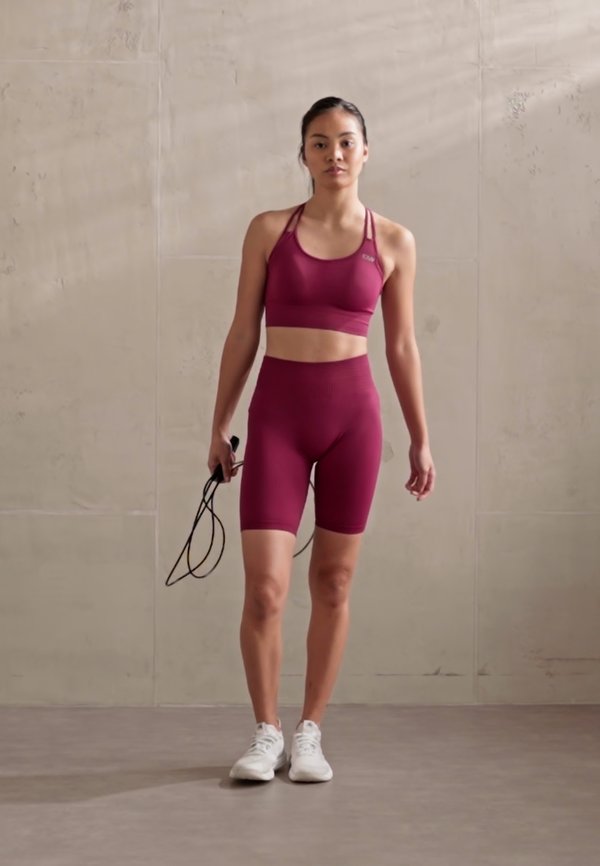 DEFINE SEAMLESS VSHAPE BIKER - Leggings - magenta rose4