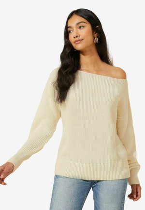 Friends Like These OFF THE SHOULDER - Strickpullover - neutral
