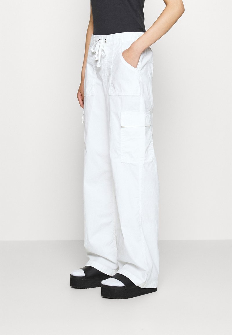 Hollister Co. DRAWSTRING BAGGY Cargohose white/weiß Zalando.ch