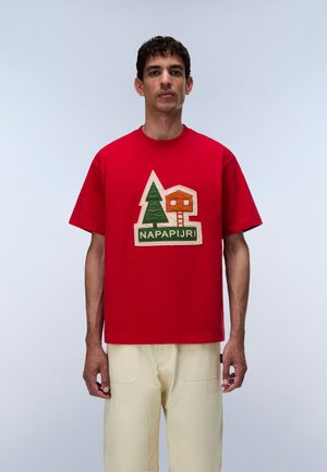 Napapijri, - T-shirt z nadrukiem