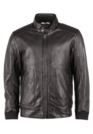 Leren jas - black