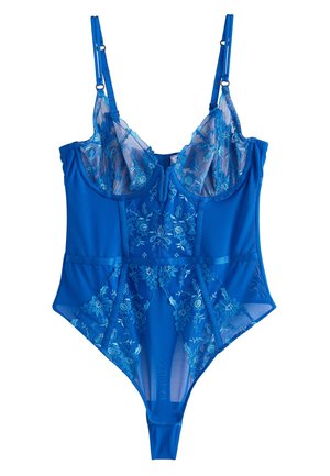 Lipsy WIRED FLORAL EMBRODIERY - Bodi - blue