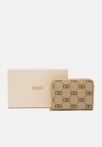 LIU JO M ZIP AROUND - Portafoglio - tortora chiaro