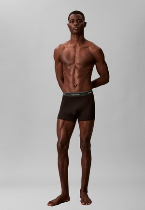 Calvin Klein Underwear, 3 PACK - Μποξεράκια - black w  darkest spruce wb