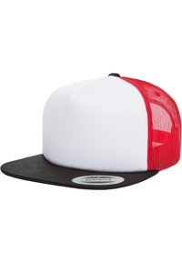FOAM TRUCKER - Nokkmüts - blk/wht/red