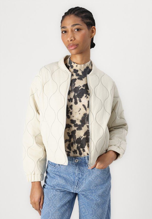 GINALO - Bomber Jacket - almond milk2