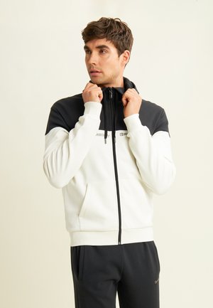 Sudadera con cremallera - white