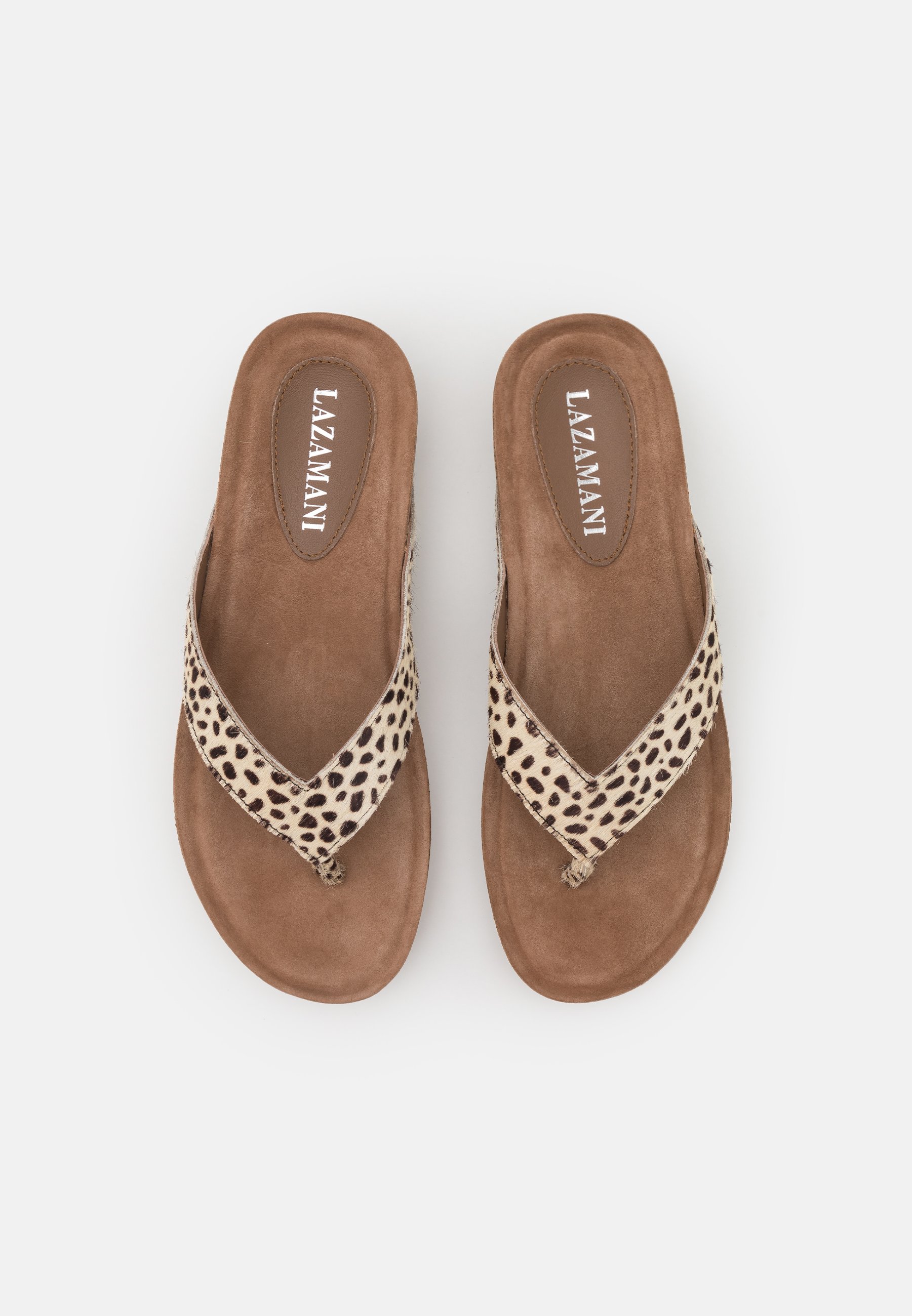 Lazamani Tongs - beige - ZALANDO.FR