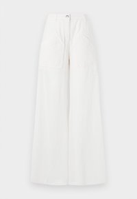 DONALD PANTALONE  - Trousers - bianco cigno