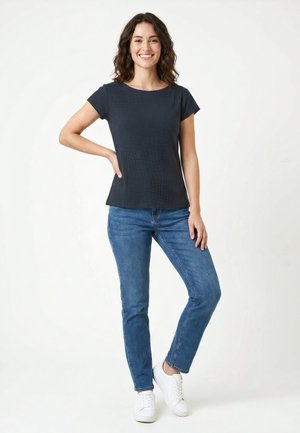Bitte Kai Rand, NAIBU RIB T-SHIRT - BLACK - Základné tričko - black