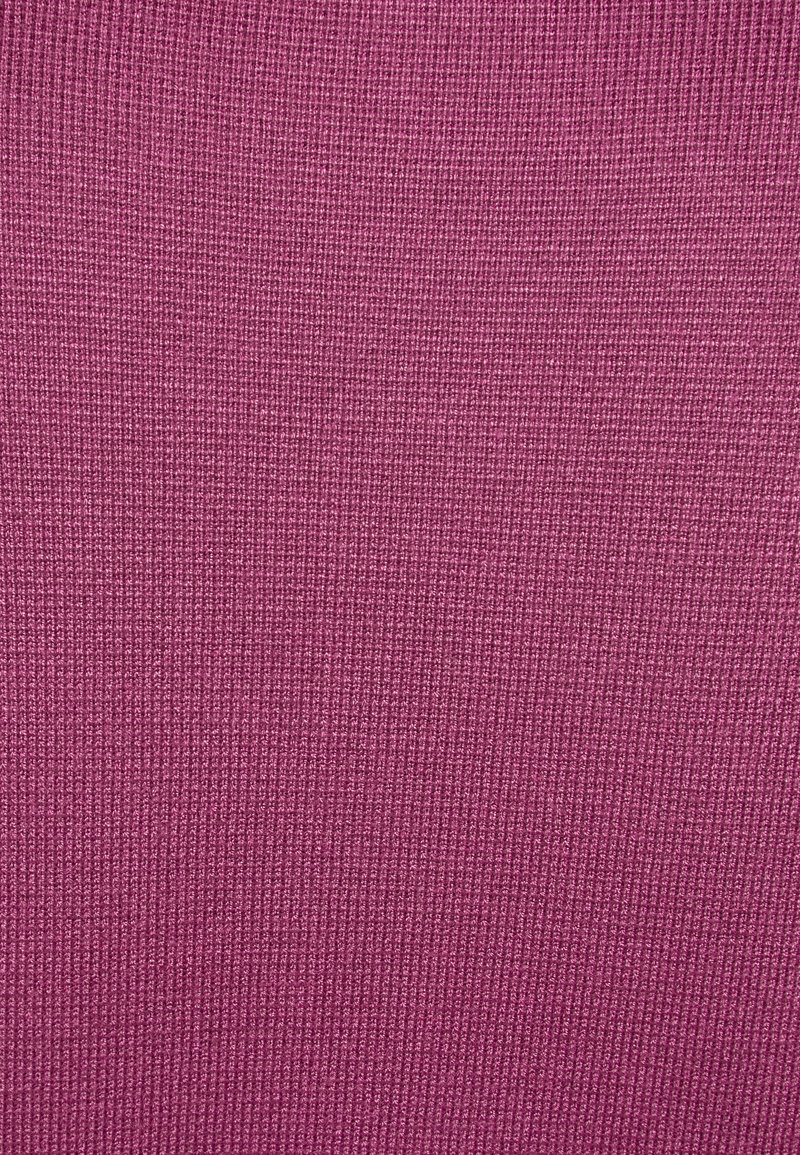 Abercrombie & Fitch PARTY PLUNGE NECK SCULPT MIDI - Pouzdrové šaty - raspberry coulis