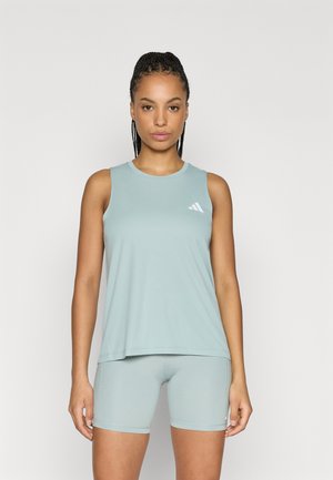 RUN TANK - Linne - sage