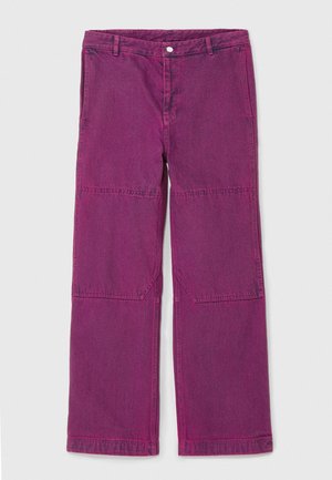 Solid Homme MEN'S PANTS - Τζιν χαλαρής εφαρμογής - pink
