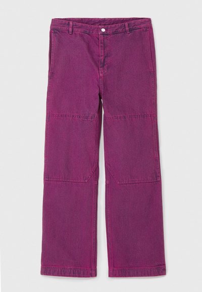 Solid Homme MEN'S PANTS - Τζιν χαλαρής εφαρμογής - pink