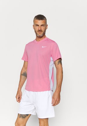 Triko s potiskem - elemental pink/white/white