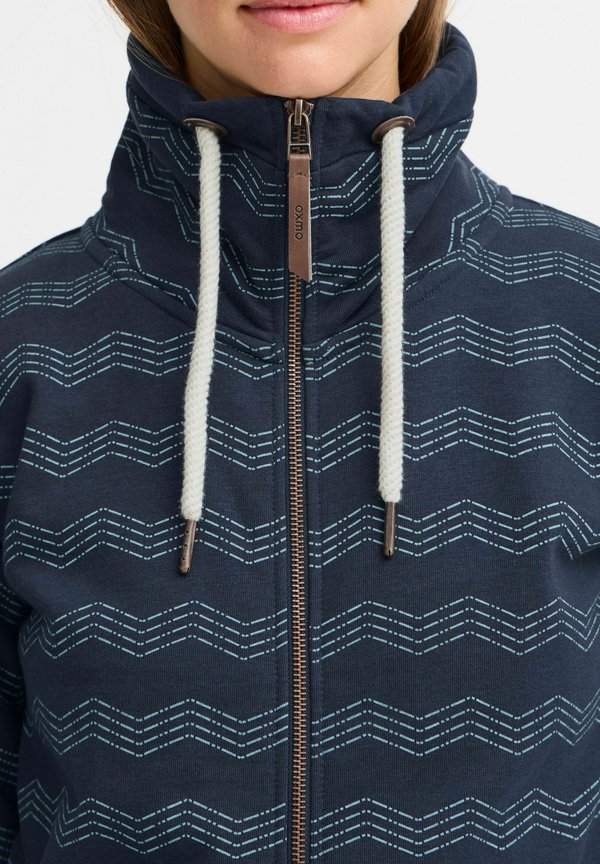 OXVANTA - Zip-up sweatshirt - total eclipse2