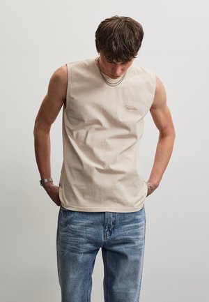 Pegador SIGNAR - Débardeur - washed cream warm taupe
