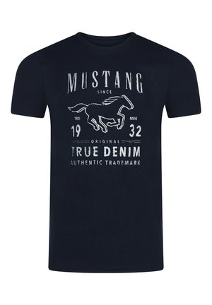 Triko s potiskem - dark blue